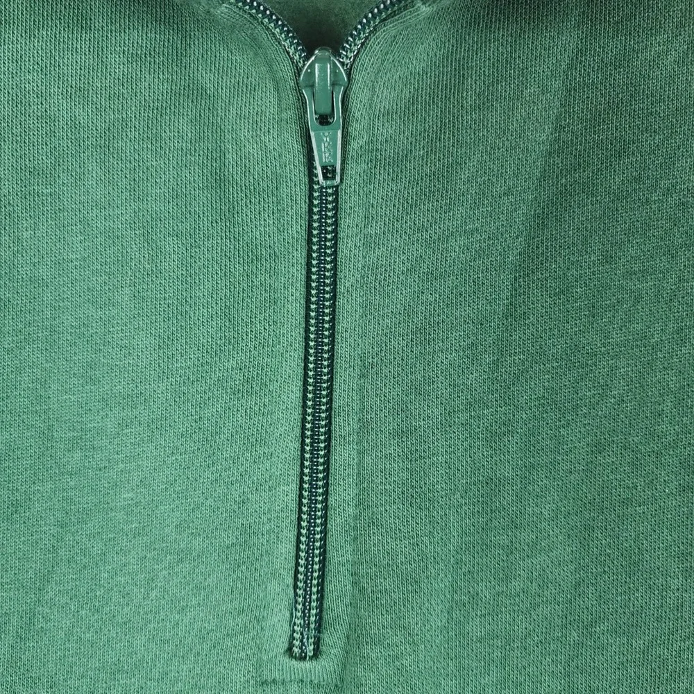 Tailorbyrd Quarter Zip Sweatshirt‎ Mens XL Green Cotton Blend Pullover Logo